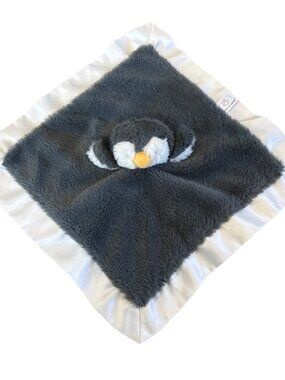 Apricot Lamb Unisex Baby Penguin Lovey Plush Security Blanket Soft Black White